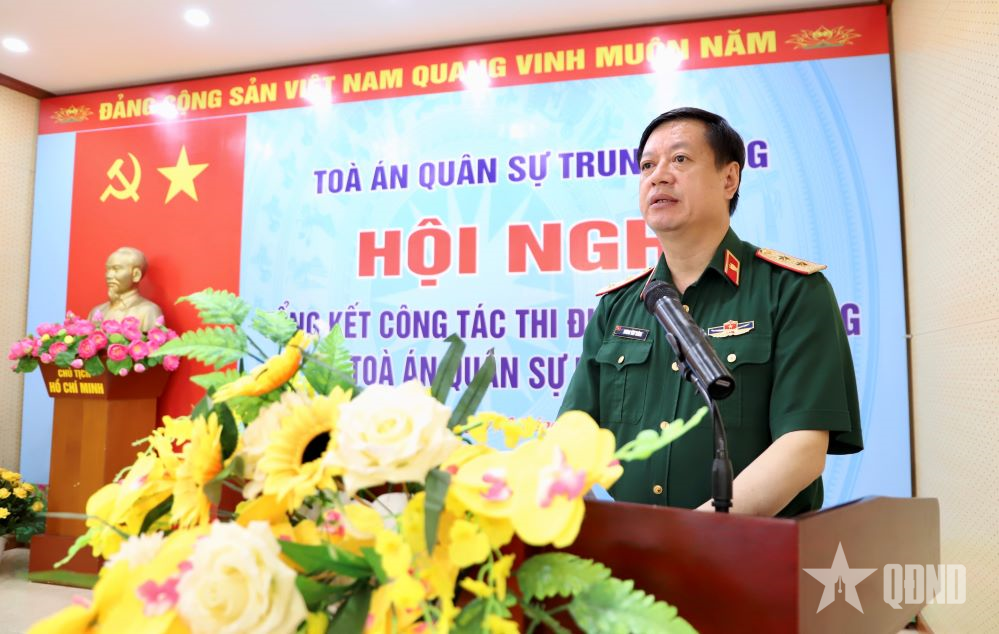 Tổng kết công tác thi đua, khen thưởng ngành tòa án quân sự năm 2025